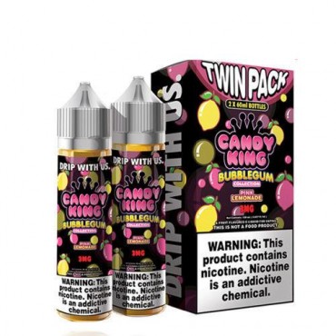 Pink Lemonade by Candy King Bubblegum Collection Twin Pack 120ml