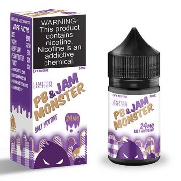 PB and Jam by Jam Monster Salt Nicotine 30ml