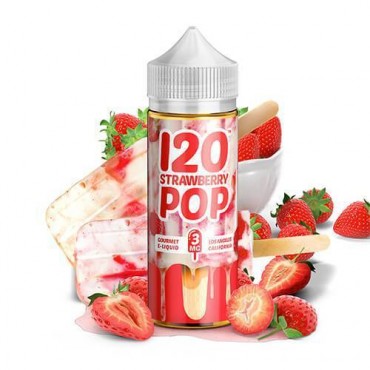 120 Strawberry Pop by Mad Hatter Juice 120ml