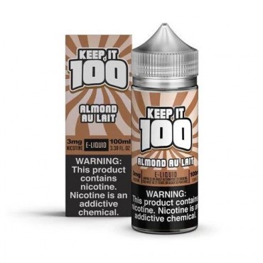 Almond Au Lait (Vanilla Almond Milk) by Keep It 100 Eliquid 100ml