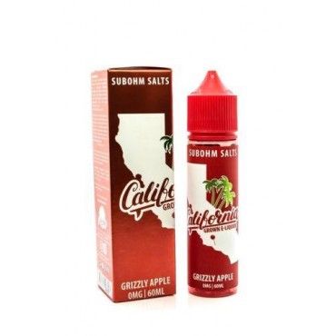 Grizzly Apple by California Grown Sub-Ohm SALTS 60ml