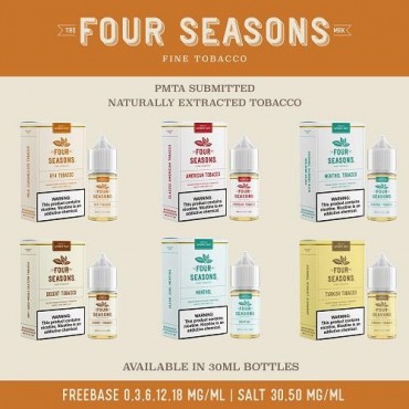 Four Seasons Fine Tobacco Pick 6 Bundle (180ml)