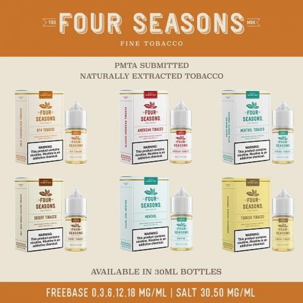 Four Seasons Fine Tobacco Pick 6 Bundle (180ml)