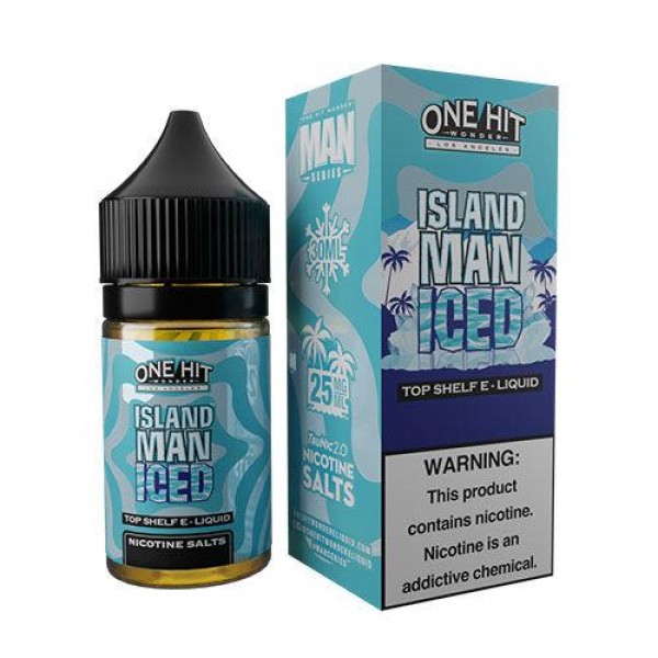 Island Man Iced by One Hit Wonder Salt E-Liquid 30ml