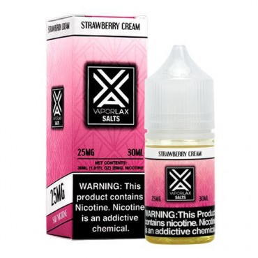 Strawberry Cream by VaporLax Salts 30mL