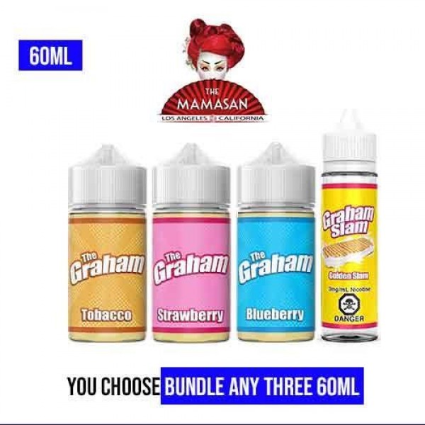 The Mamasan Graham 60mL Pick 3 Bundle (180mL)