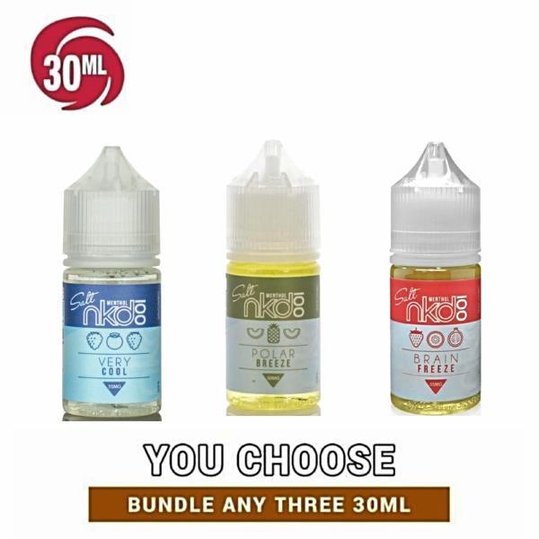 NKD 100 Salt Menthol Pick 3 Bundle (90ml)