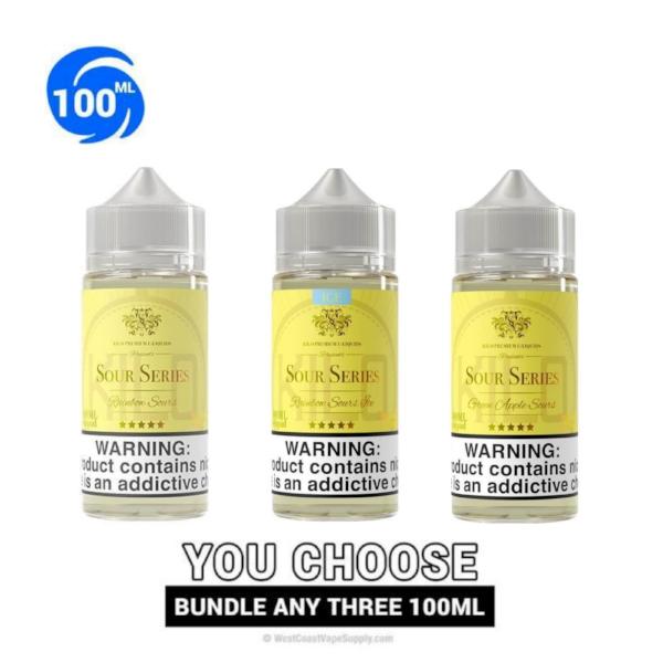 Kilo Sour Series Pick 3 Vape Juice Bundle 100ml (300ml)