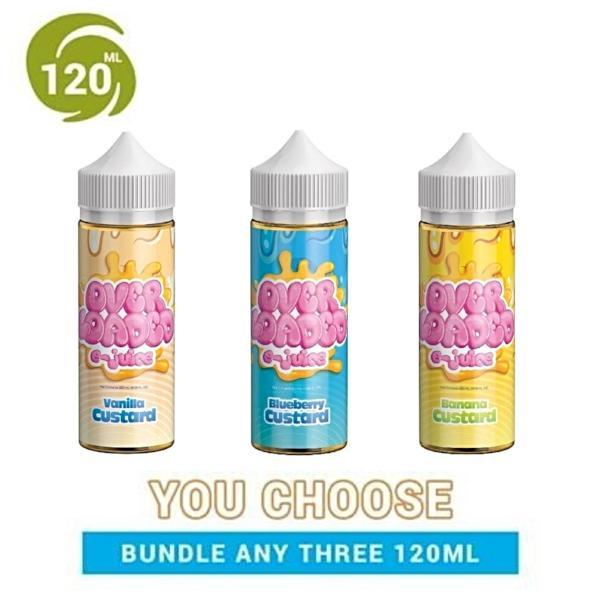 Overloaded Ejuice 120ml Pick 3 Bundle