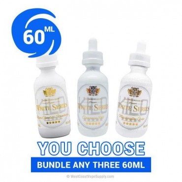 Kilo White Series Vape Juice 60ml Pick 3 Bundle (180ml)