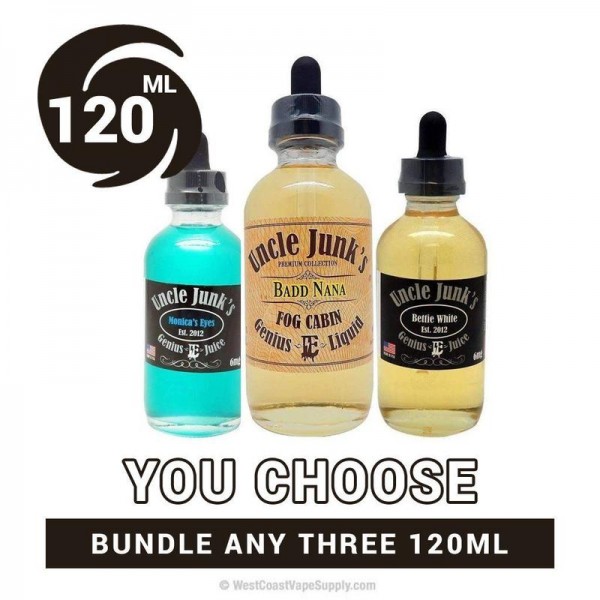 Uncle Junk's 120ml Pick 3 Bundle