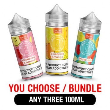 Smoothy Man 100ml Vape Juice Bundle Pick 3