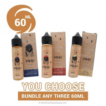 Yogi Vape Juice 60ml Pick 3 Bundle (180ml)