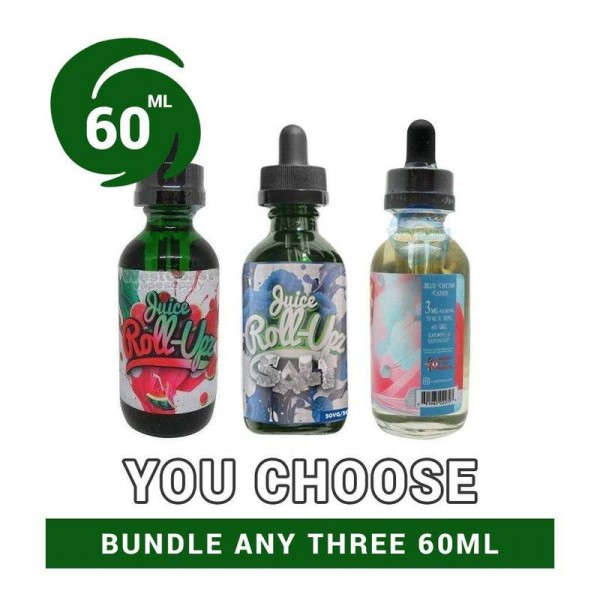 Juice Roll Upz Vape Juice 60ml Pick 3 Bundle (180ml)