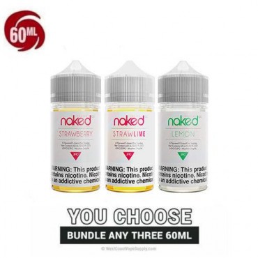 Naked Vape Juice Fusion Pick 3 Bundle (180ml)