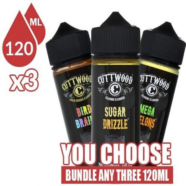 Cuttwood Pick 3 Bundle 120ml (360ml)