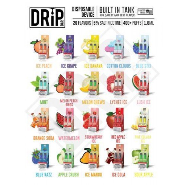 Drip Bar Disposable (Choose Flavor)