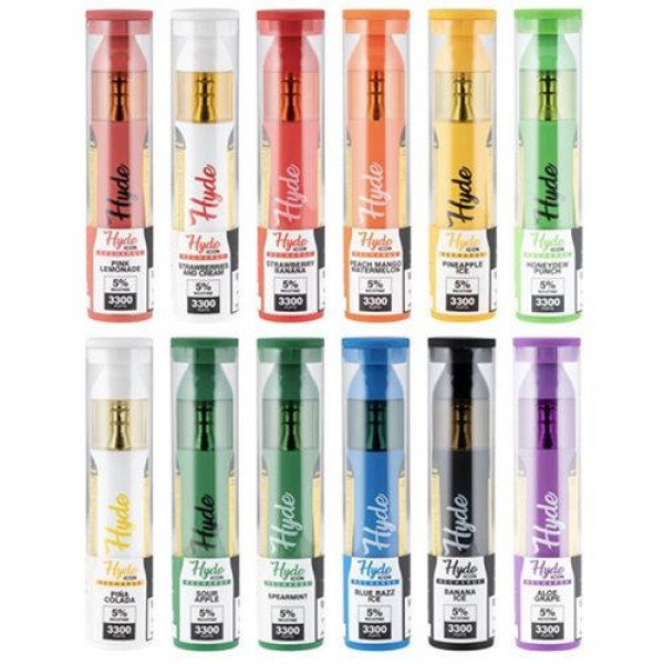 Hyde Rebel, Icon, & Retro RECHARGE Disposable Vape (Choose Flavor and Size)