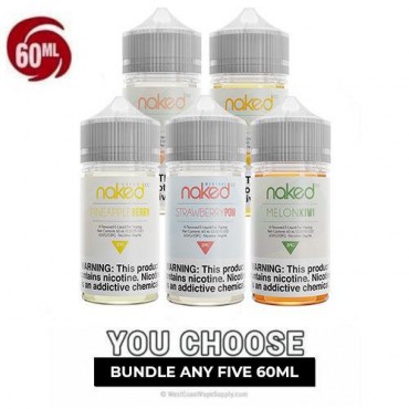 Naked Vape Juice Pick 5 Bundle (300ml)